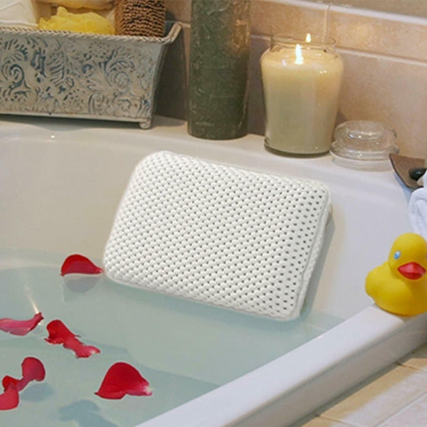 Luxury Bath Spa Pillow White Relaxing