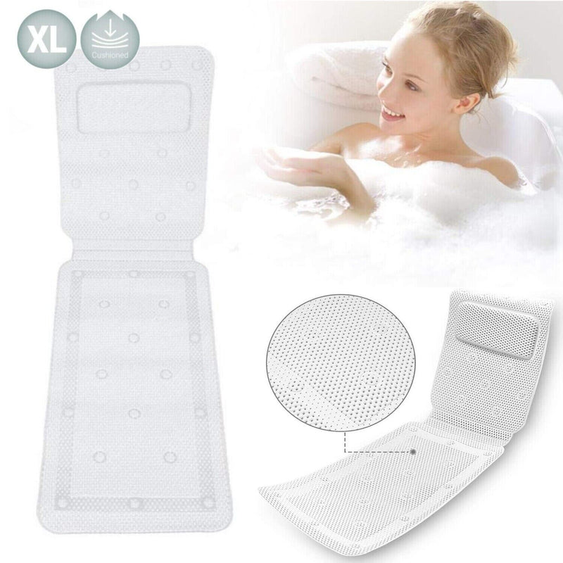 Bath Mat With Pillow Luxury Bath Pillow Cushioned Spa Bath